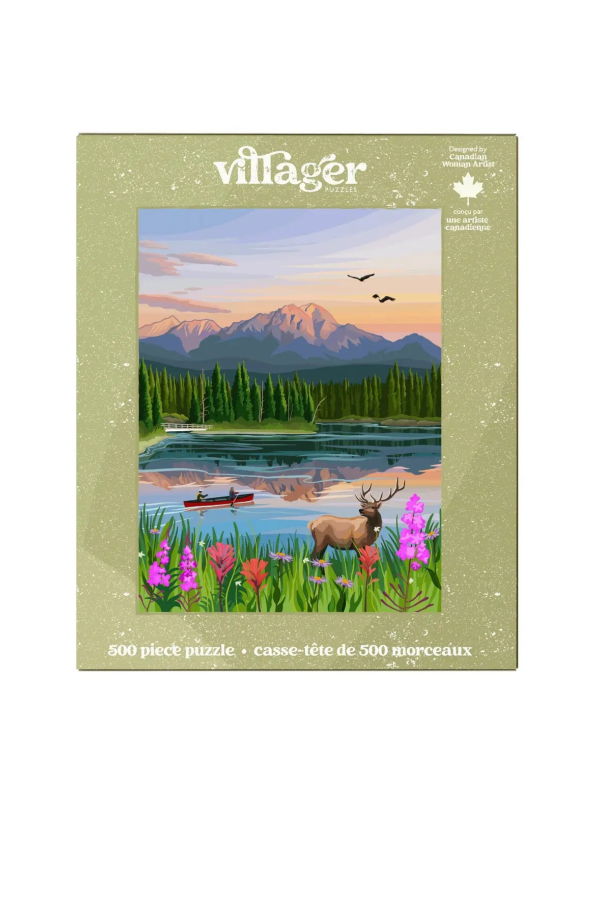 VILLAGER PUZZLES Fleurs Jasper 500 Piece Puzzle
