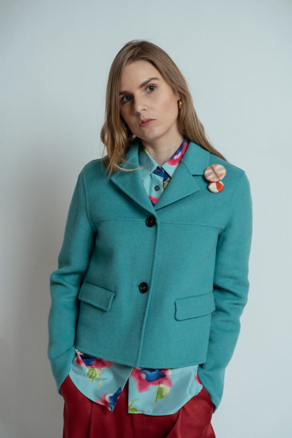 Odeeh Double Face Jacket - Pool