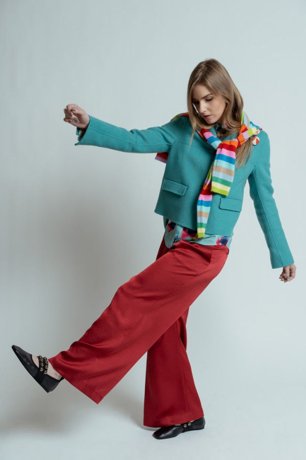 Odeeh Double Face Jacket - Pool