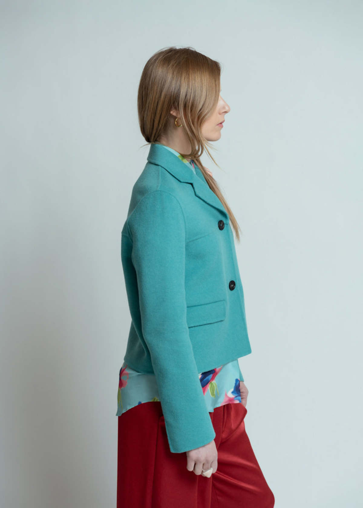 Odeeh Double Face Jacket - Pool - Image 4 of 5