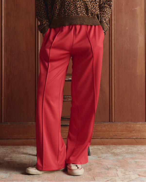 The Great. Wide Leg Track Pant - Poppy Red The Great. Wide Leg Track Pant - Poppy Red