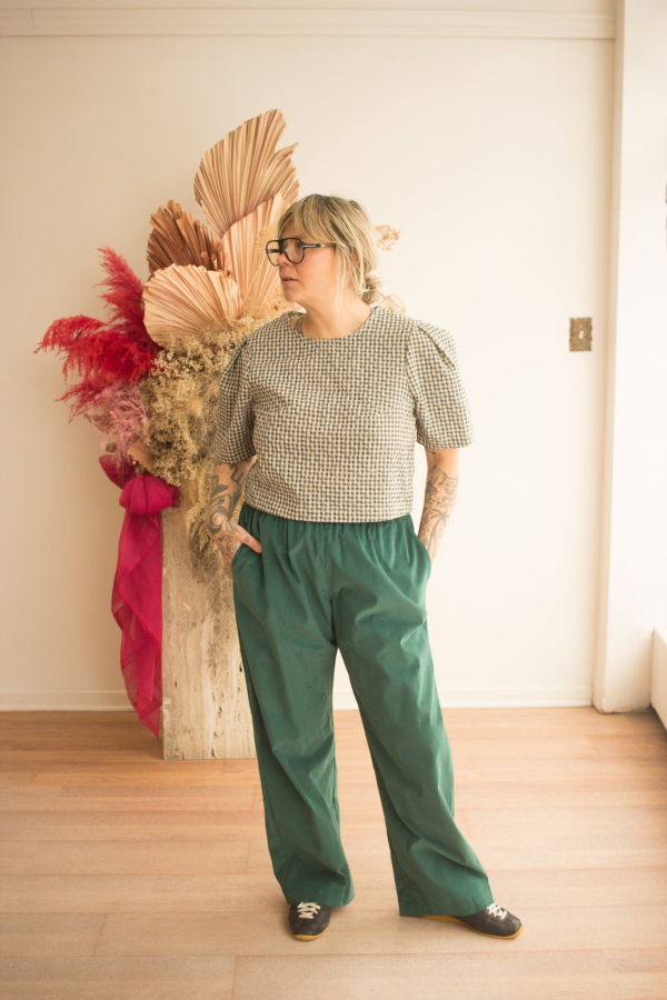Atelier b. Loose Fitting Corduroy Pants
