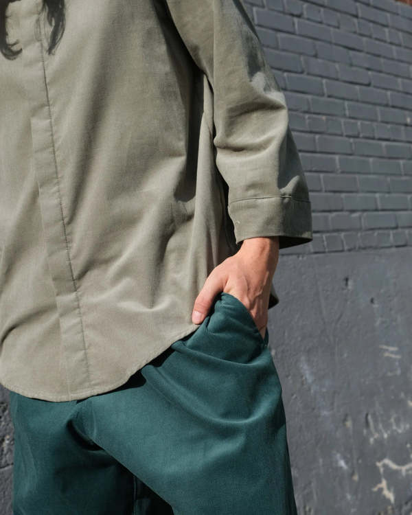 Atelier b. Loose Fitting Corduroy Pants