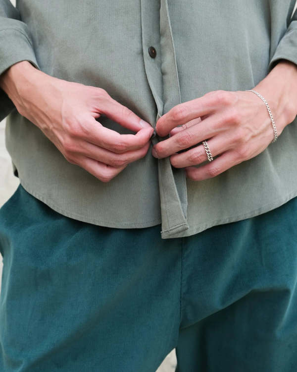 Atelier b. Loose Fitting Corduroy Pants