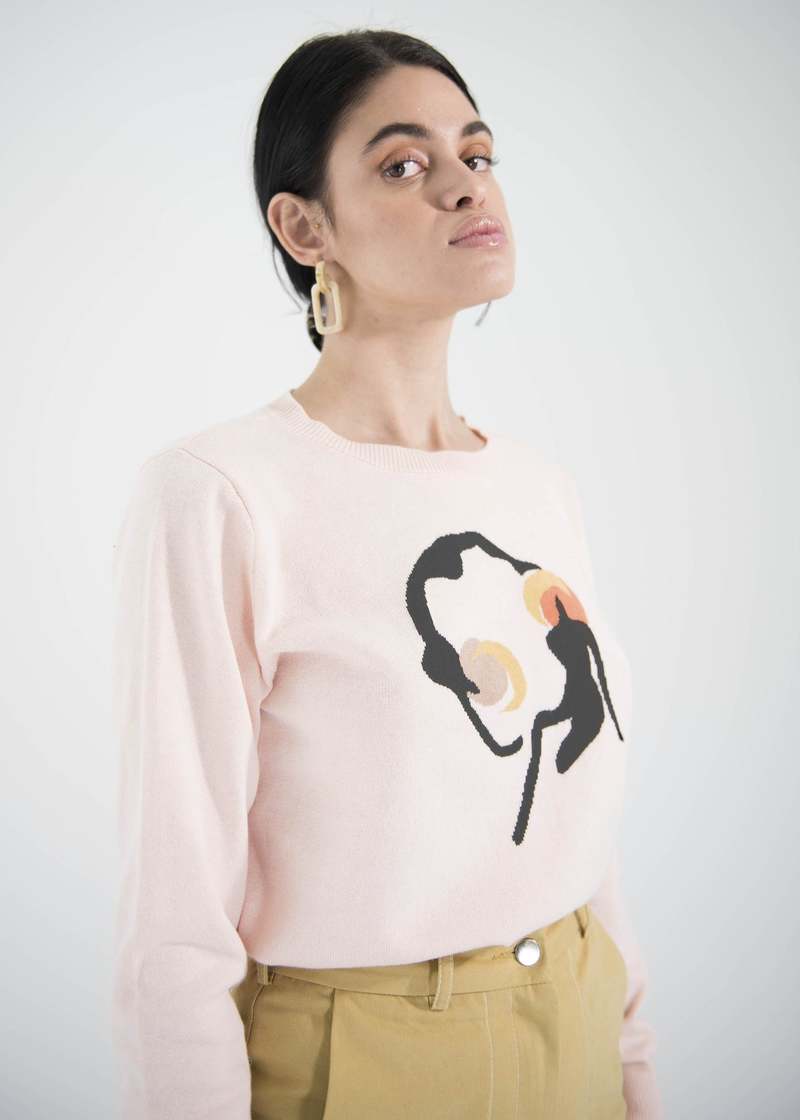 OhSevenDays Hannah Sweater - Pink