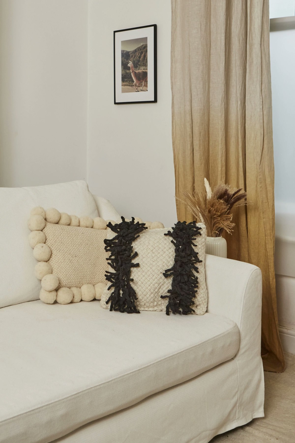 Andes Puna Cushion with Fringes - Image 4 of 5