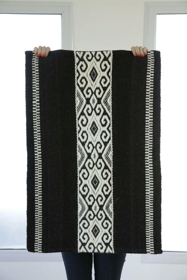 Andes Silvia #02 Rug - Black & White