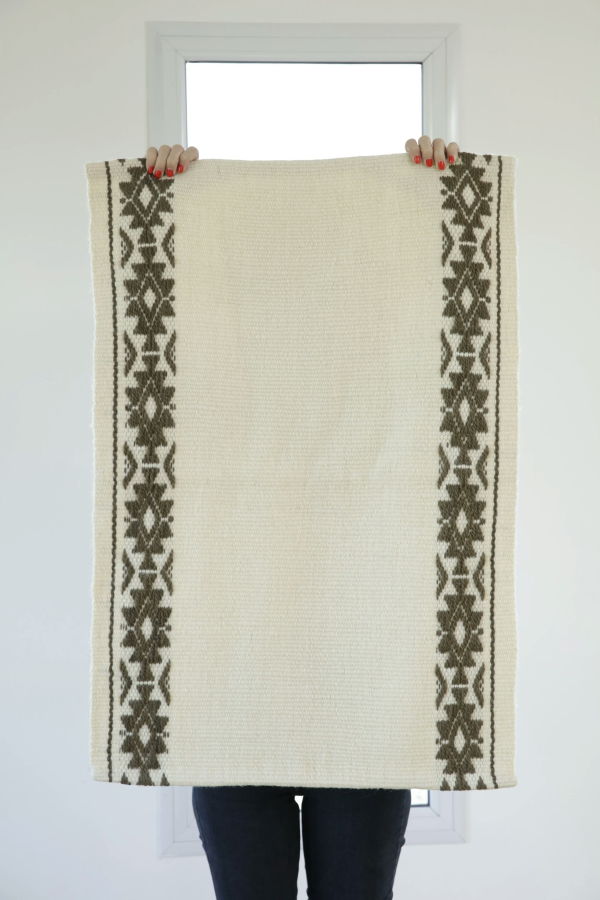 Andes Silvia Rug #03 / Beige & Oliva Rug