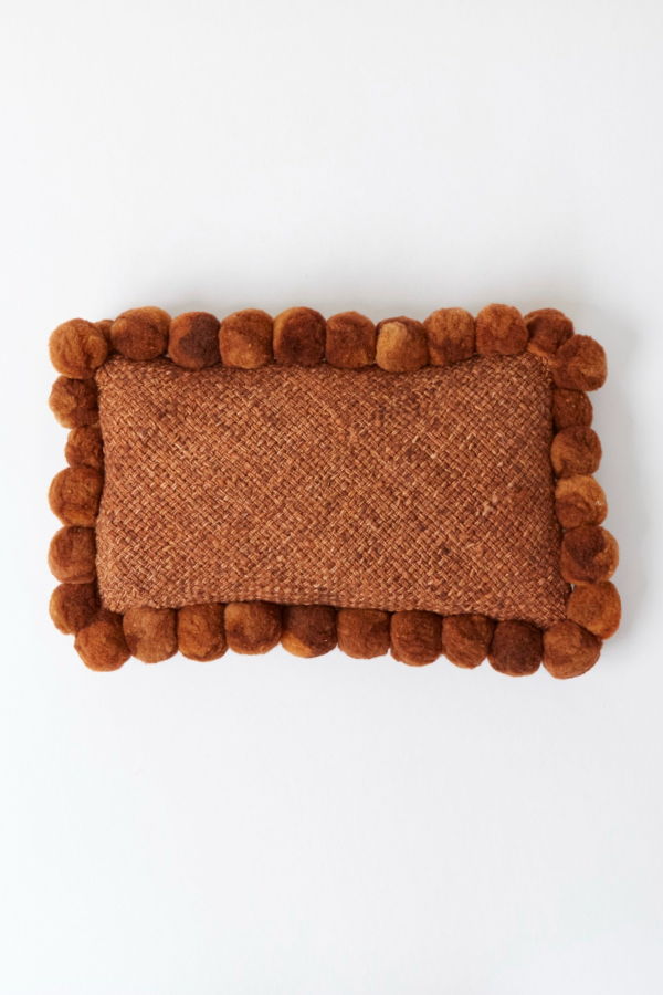Andes Valle Pom Pom Cushion
