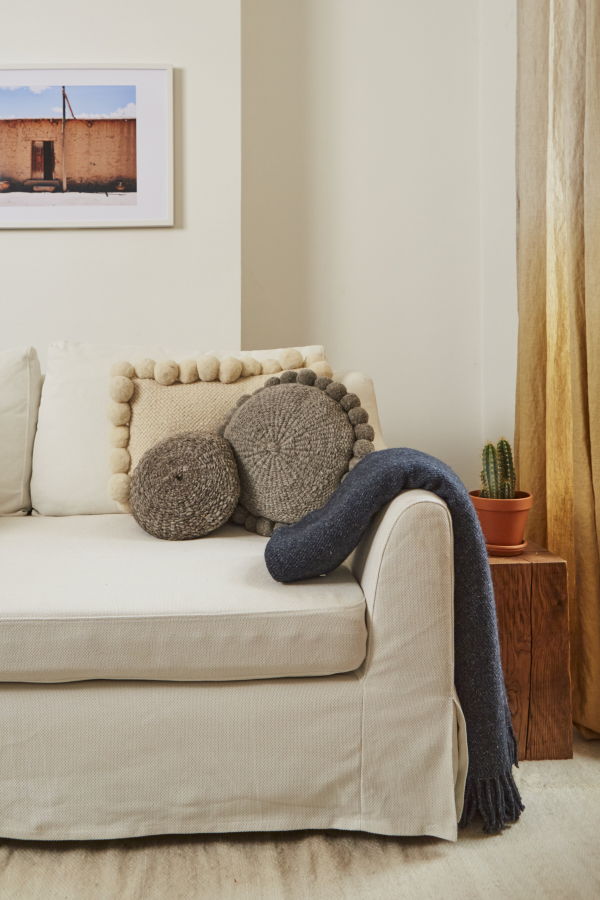Andes Valle Pom Pom Cushion