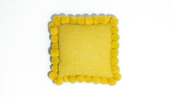 Andes Valle Pom Pom Cushion