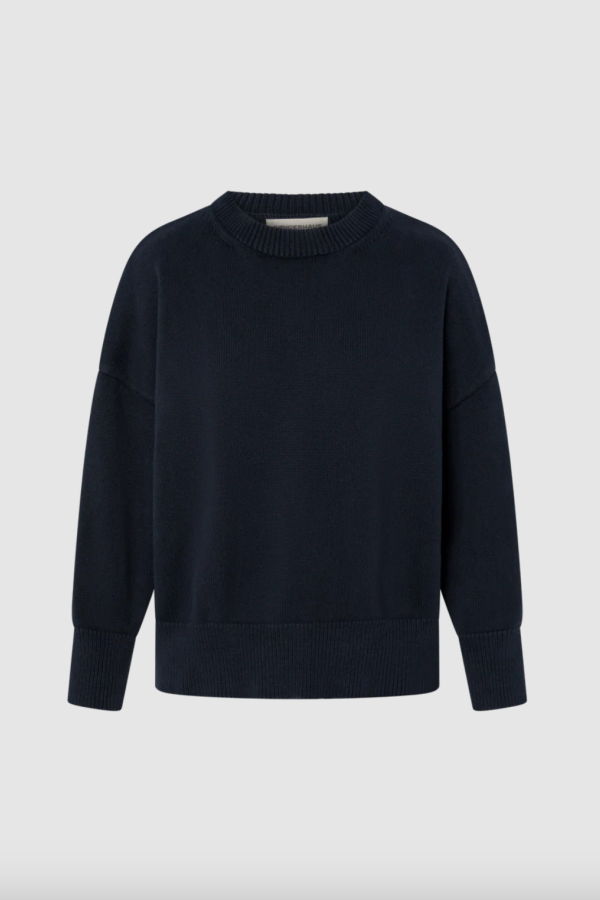 Sønderhaus Cotton Gwendolyn Sweater - Navy