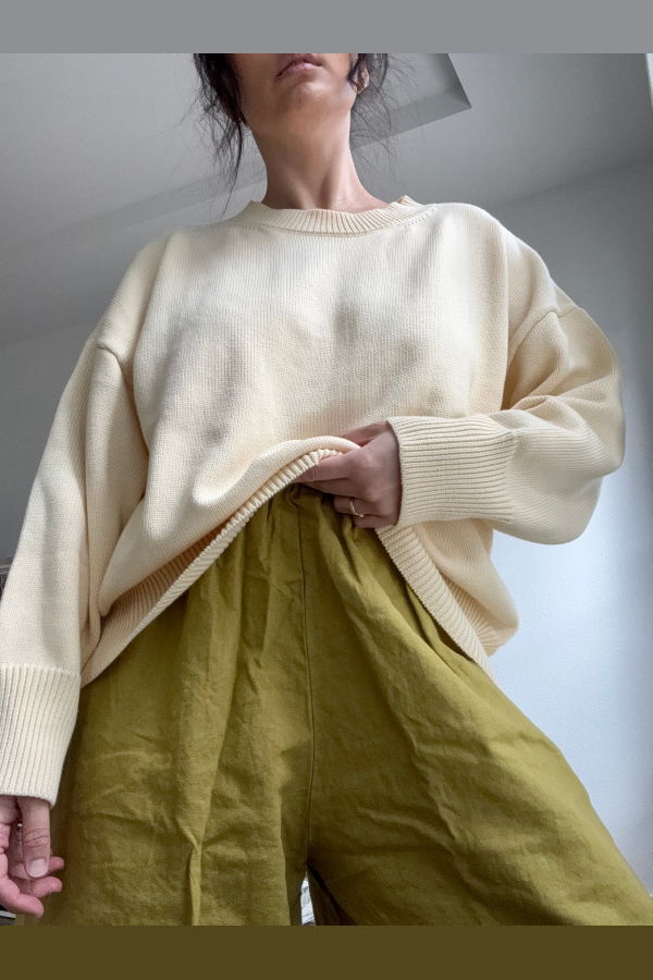 Sønderhaus Cotton Gwendolyn Sweater - Navy