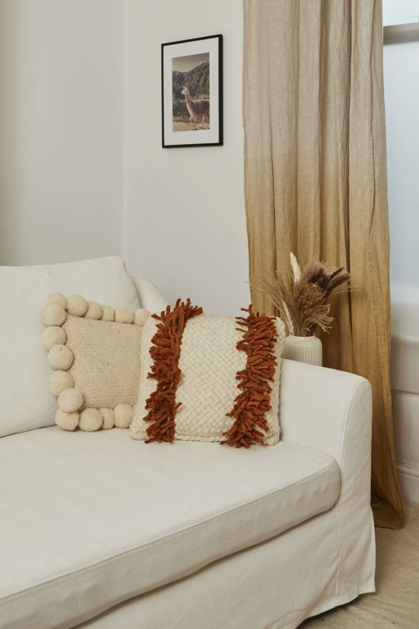 Andes Puna Cushion with Fringes
