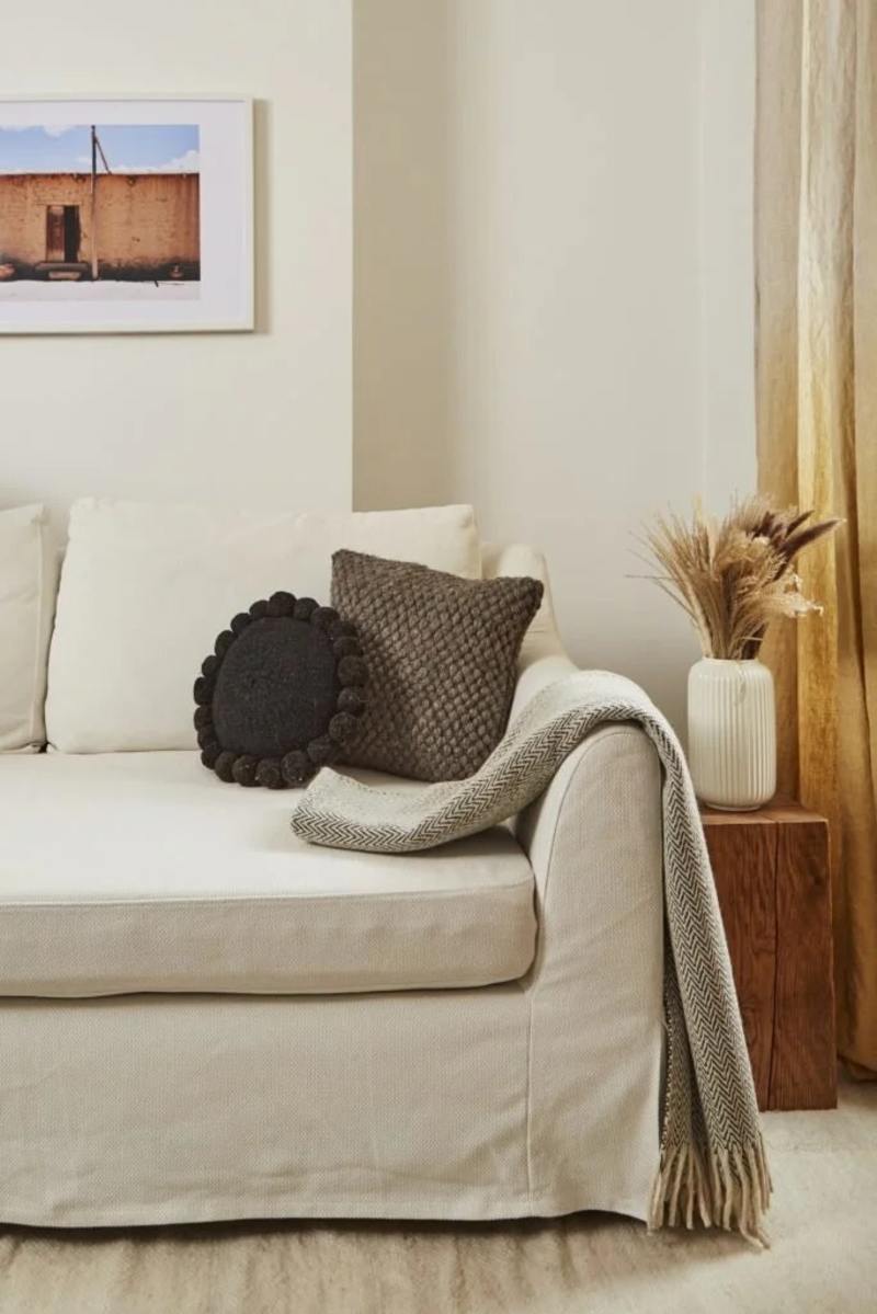 Andes Valle Pom Pom Cushion