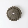 Andes Valle Pom Pom Cushion - Dark Grey - Thumbnail 3