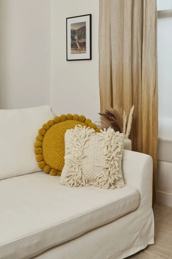Andes Valle Pom Pom Cushion