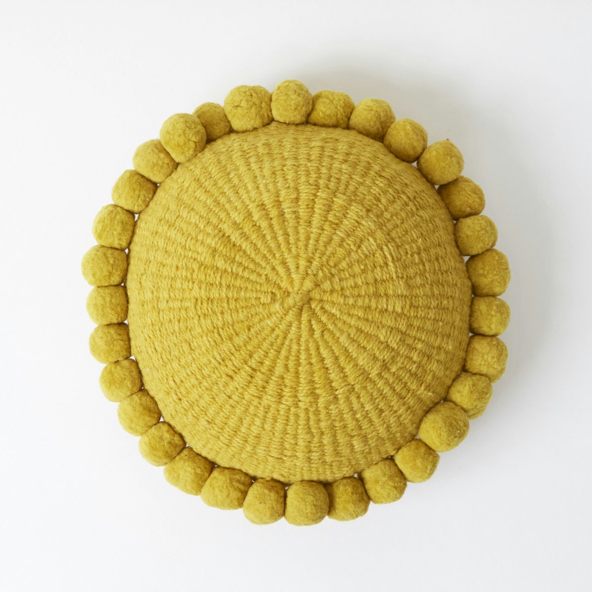Andes Valle Pom Pom Cushion - Image 3 of 4