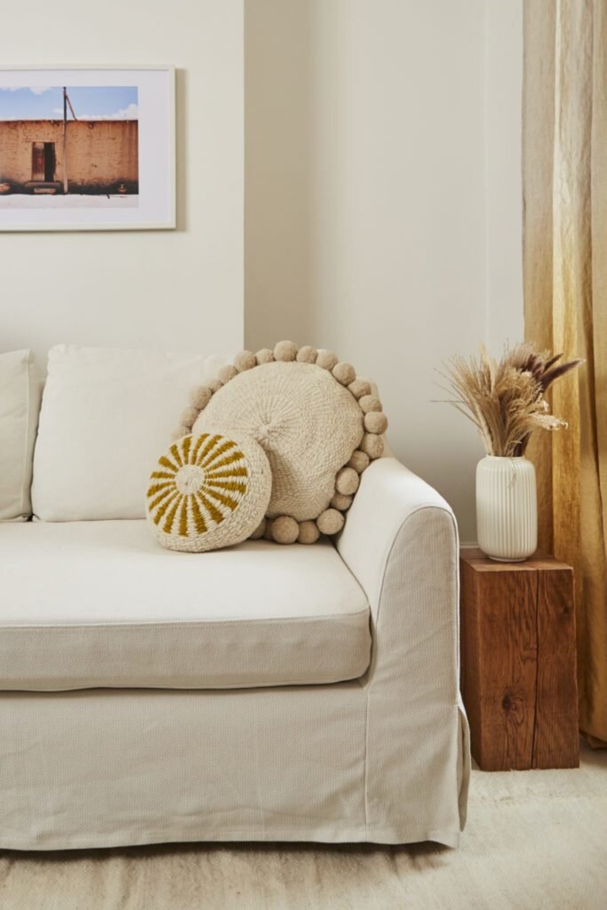 Andes Valle Pom Pom Cushion - Image 2 of 4