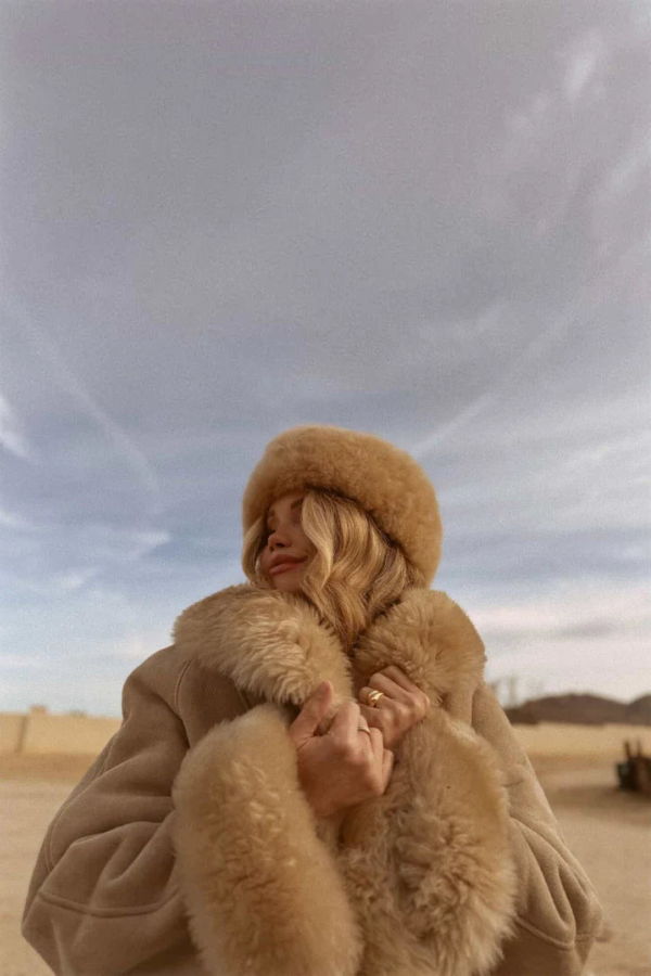 Mano Made Baby Alpaca Hat - Beige