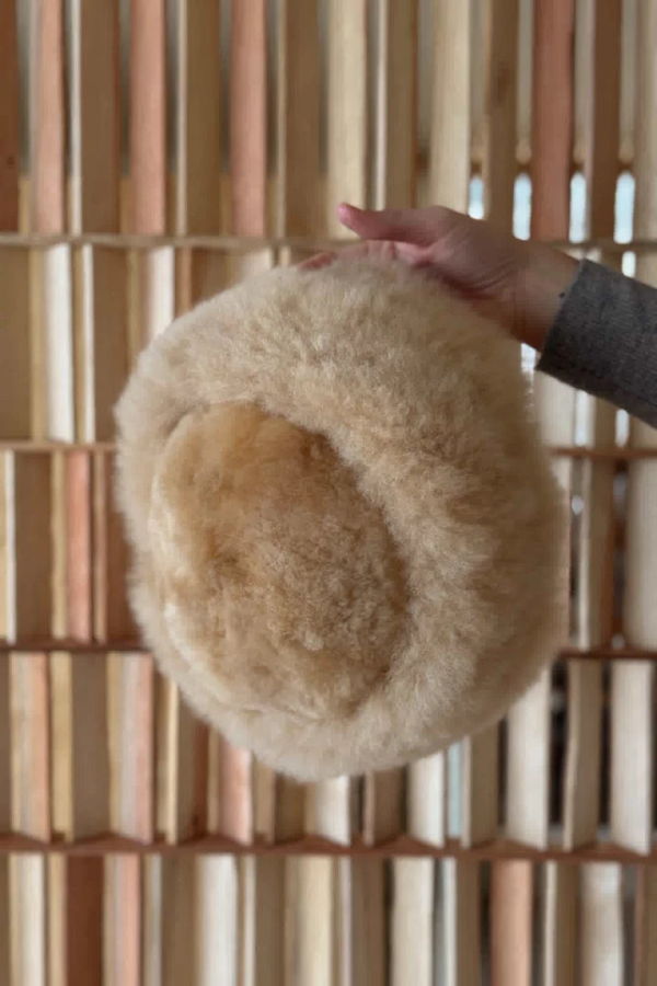 Mano Made Baby Alpaca Hat - Beige