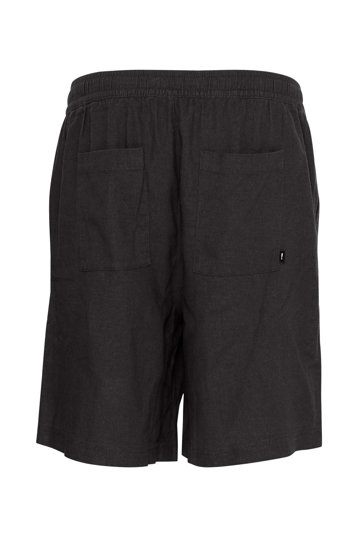 SOLID Allan Elas Linen Drawstring Shorts - Black - Image 7 of 8