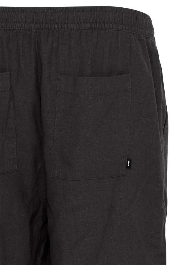 SOLID Allan Elas Linen Drawstring Shorts - Black