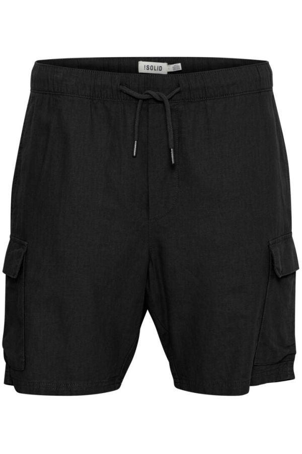 SOLID Aurelius Linen Cargo Shorts