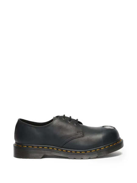 Dr. Martens Dr Martens 1461 3 Eye Shoe - Black/Yellow | Garmentory