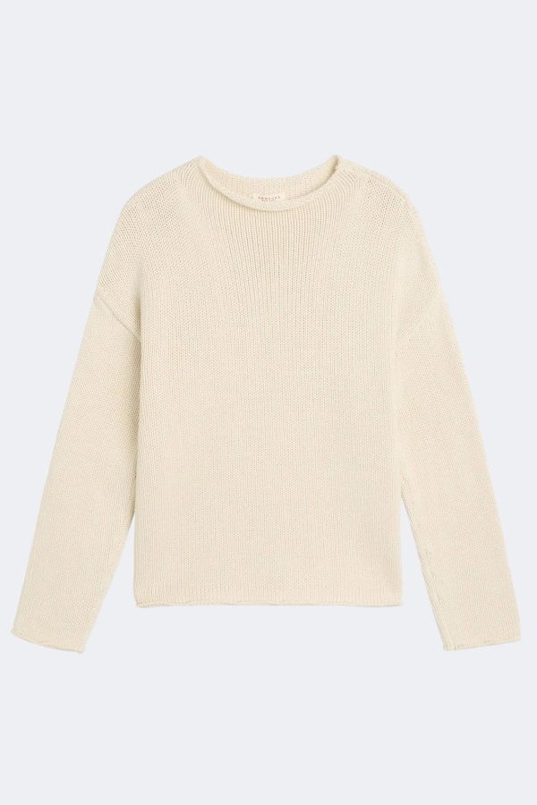 demylee Lamis Washed Cotton Sweater - Off White