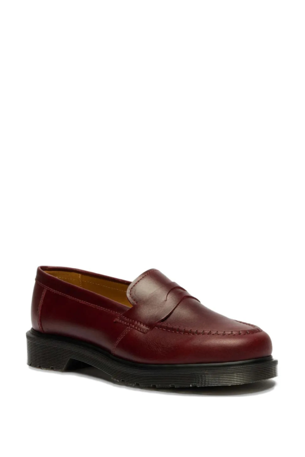 Dr. Martens Refined Penny Loafer Shoes - Burgundy
