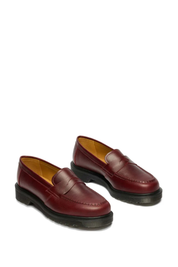 Dr. Martens Refined Penny Loafer Shoes - Burgundy