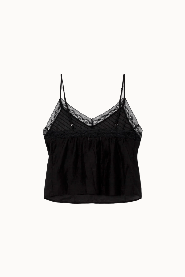 RE/DONE Sofia Cami Top - Black