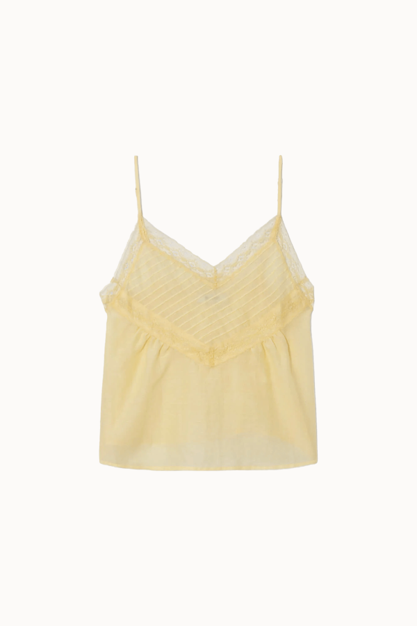 RE/DONE Sofia Cami Top - Shortbread