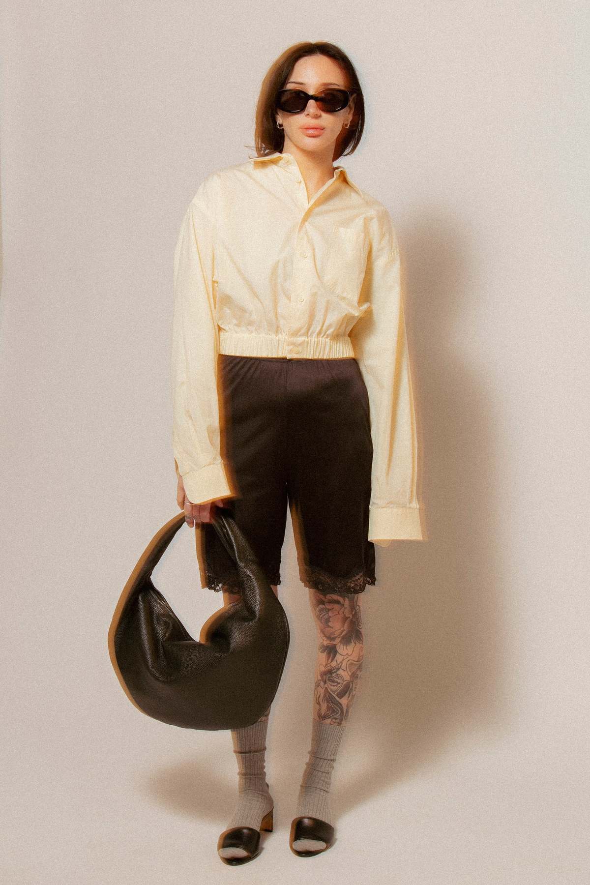 Vintage Slip Shorts - Black - Image 2 of 3