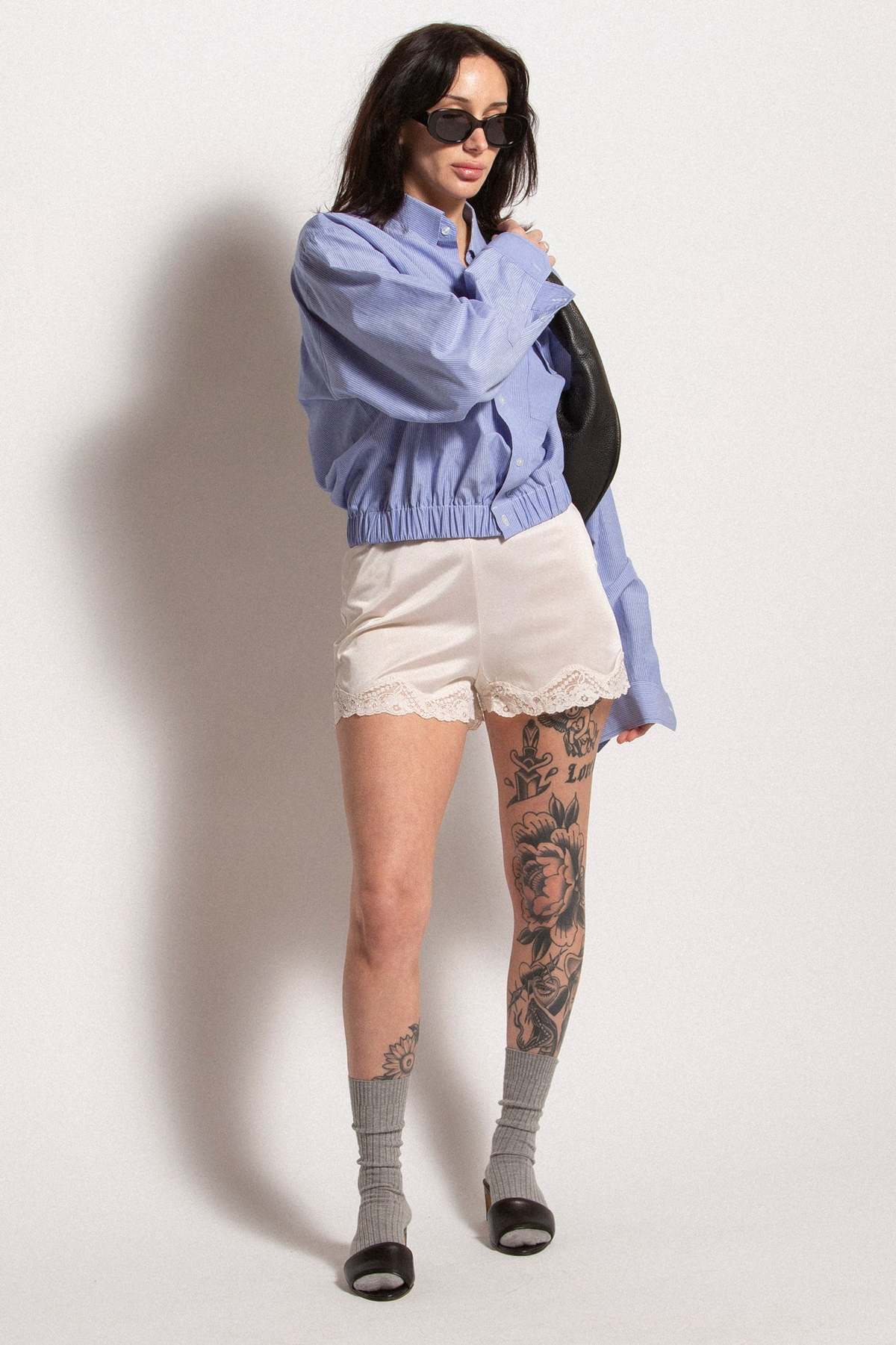 Vintage Slip Shorts - Cream - Image 3 of 8