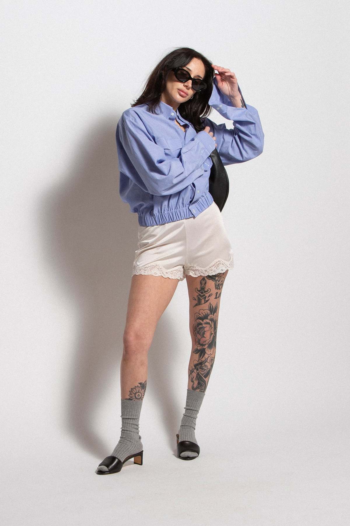 Vintage Slip Shorts - Cream - Image 7 of 8