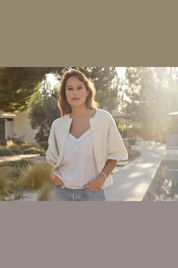 M.A.B.E Averi Embroidered Jacket