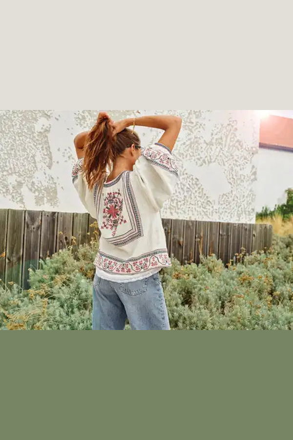 M.A.B.E Calista Embroidered Jacket