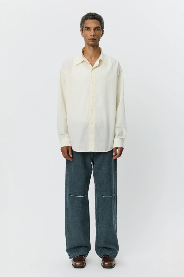 mfpen Essay Shirt Off White Micro Check