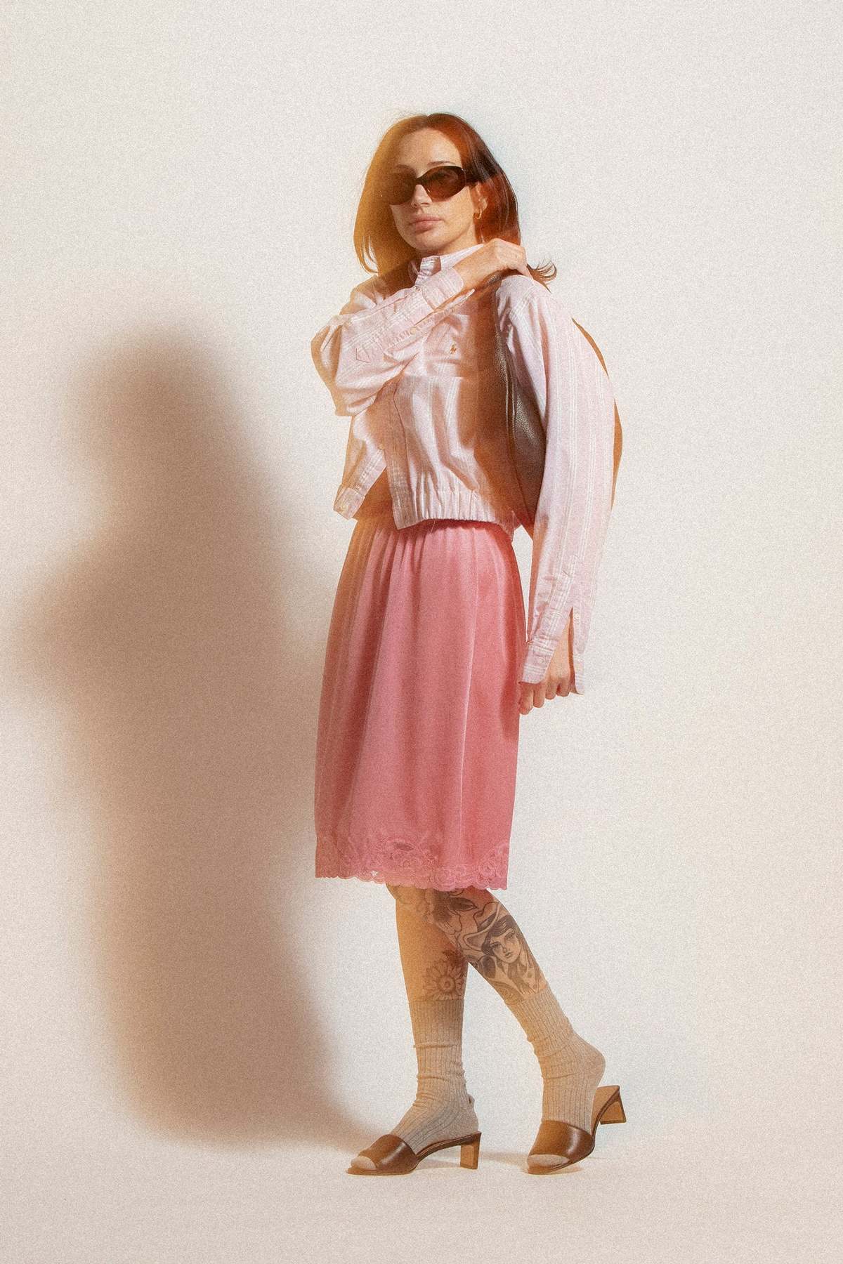 Vintage Skirt Slip - Pink - Image 5 of 6