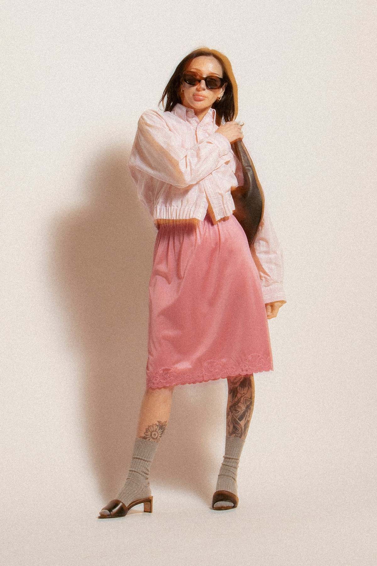 Vintage Skirt Slip - Pink - Image 6 of 6