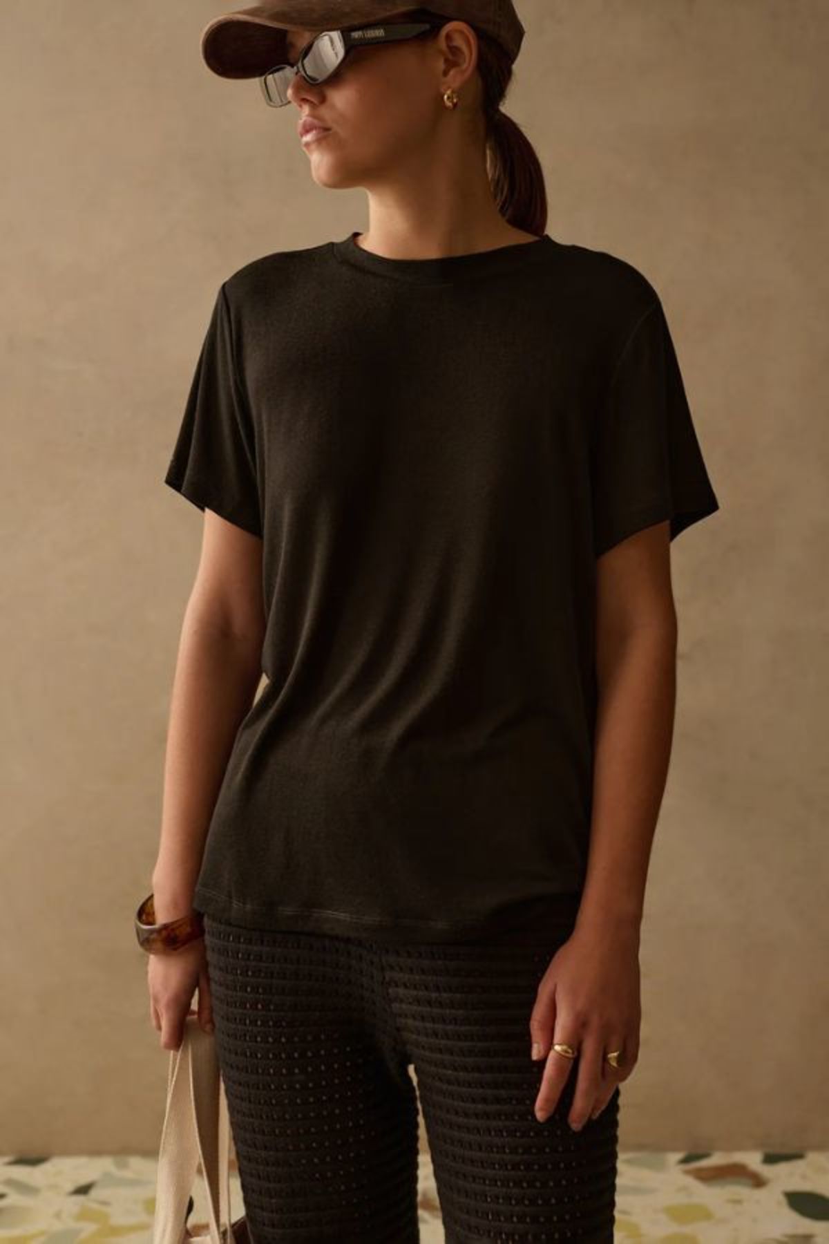 Sancia The Maysen Tee - Nero - Image 2 of 6