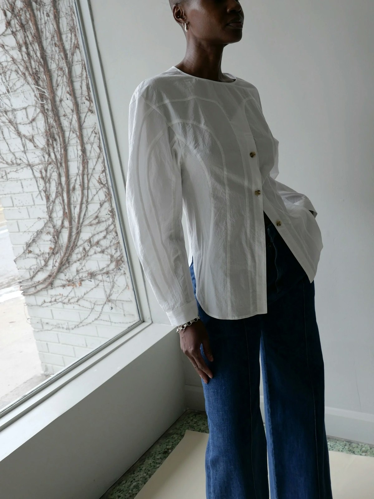 AKIRANAKA Aura Stripe Shirt - Image 4 of 4