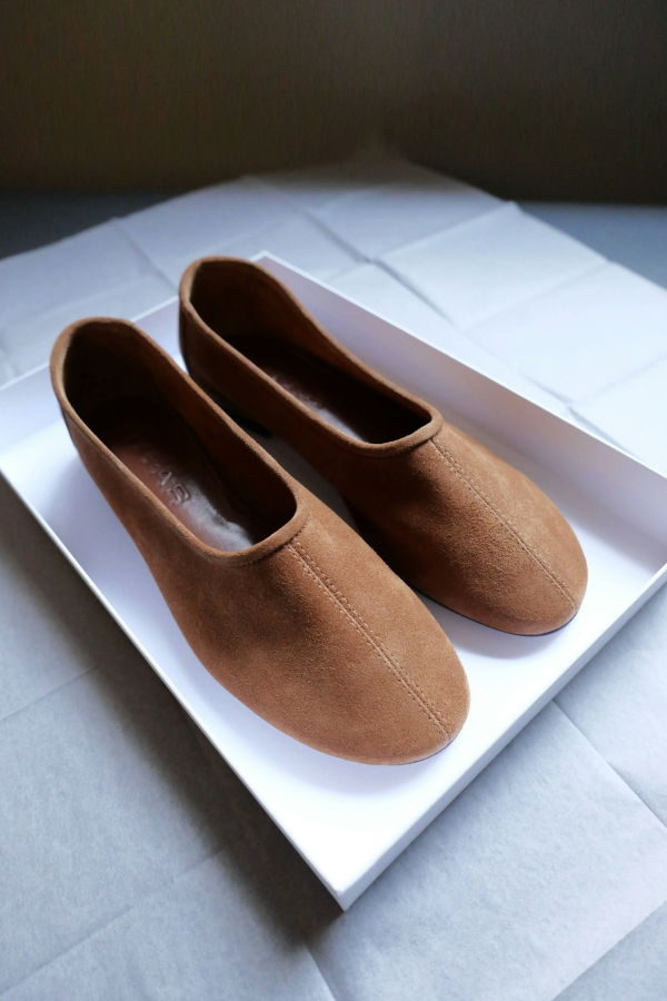 BY FAR Prudence Ballet Flat - Summer Tan