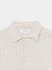 Edwin Zed Shirt in White Brown Waffle - Thumbnail 7