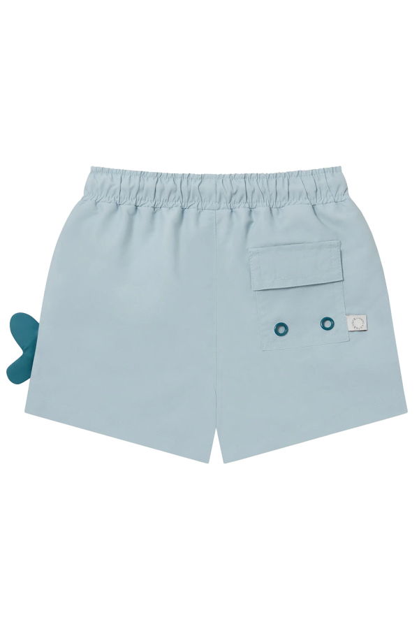 KIDS STELLA MCCARTNEY Whale Print Swim Shorts - Blue