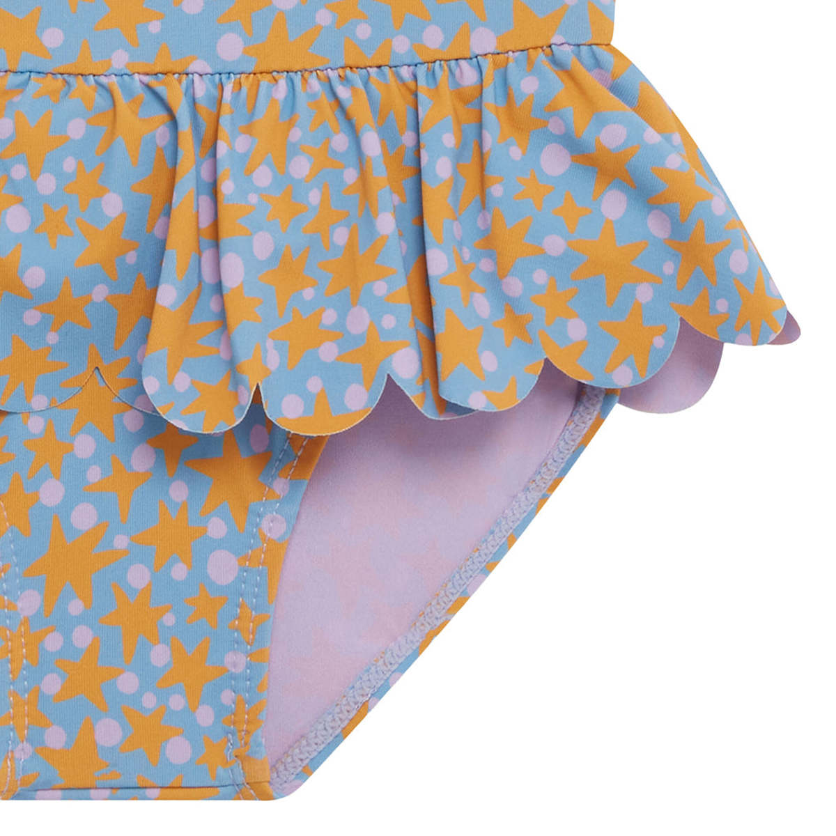 KIDS STELLA MCCARTNEY Baby Swimsuit Stars And Dots Print - Blue - Image 4 of 4