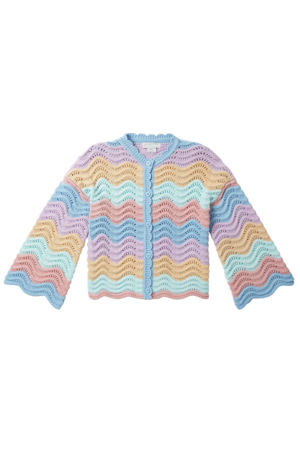 KIDS STELLA MCCARTNEY Crochet Cardigan - Multicolour
