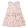 KIDS STELLA MCCARTNEY Jersey Dress Starfish Print Dress - Purple - Thumbnail 1